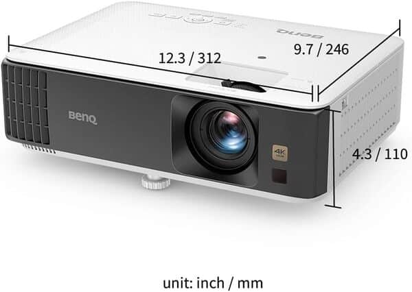 BenQ TK700 vidéoprojecteur Gaming 4k HDR avec HDMi - 2.0*2 | 60hz @ 4K | 240hz @ 1080p | 3200 Al | Mode jeu | Haut-parleur chambre 5W | 2D Keystone | 3D | PS5 | Xbox Series X