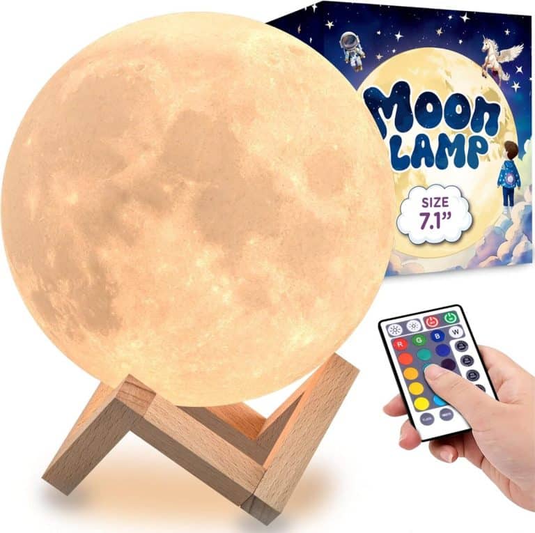 Kit De Peinture Lampe De Lune,Veilleuse 3D,Avec Bois Fournitures D'Art Kit D 'Artisanat Créatif,Cadeau D'Anniversaire Pour Fille Et - Jeux - Jouets