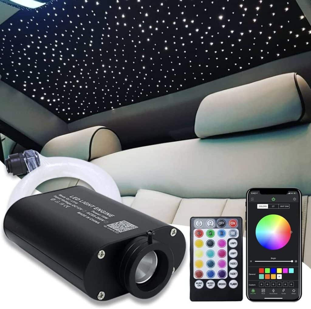 Test : kit Callsky fibre optique ciel étoilé RGBW 16W