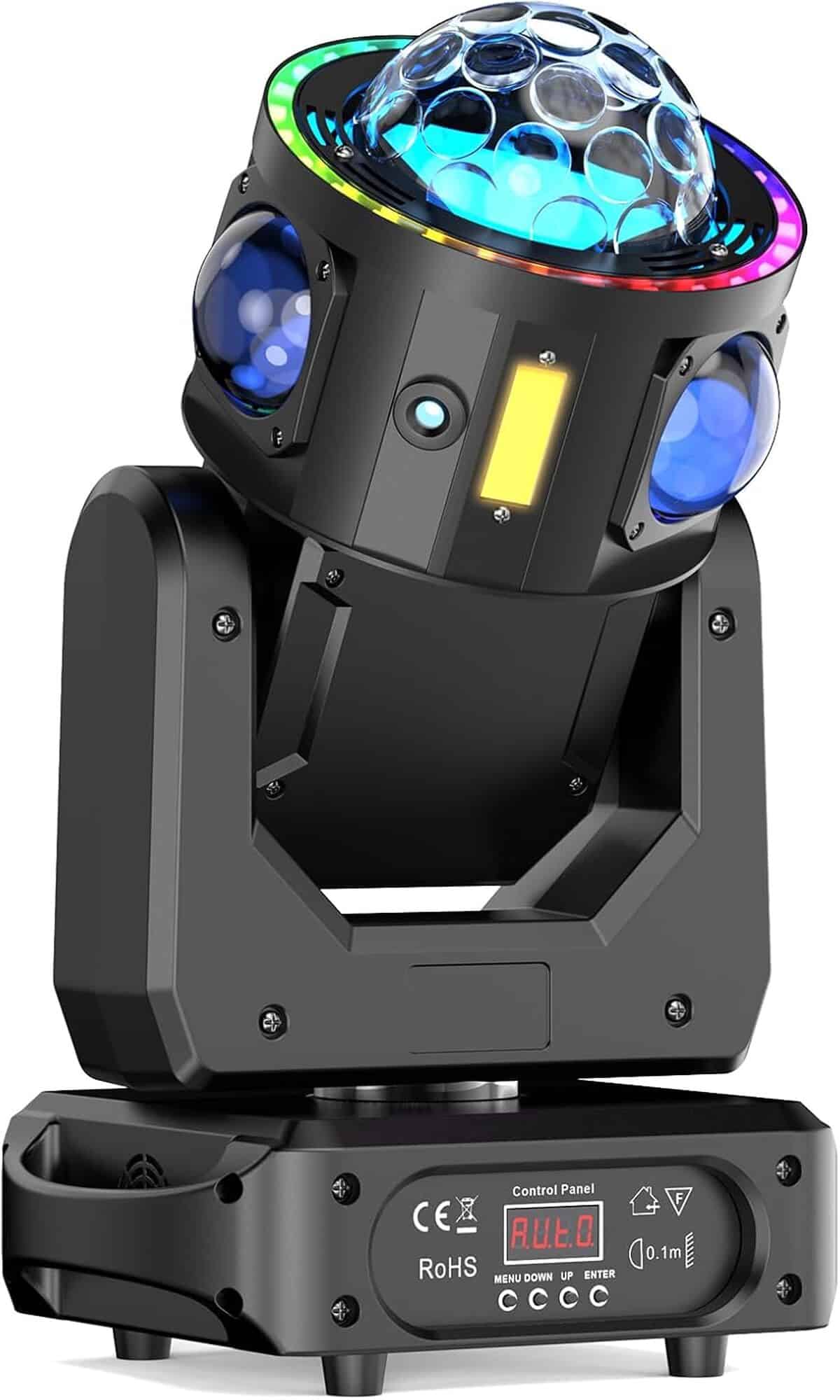 Test : lyre LED 150W tête mobile pour fête et théâtre