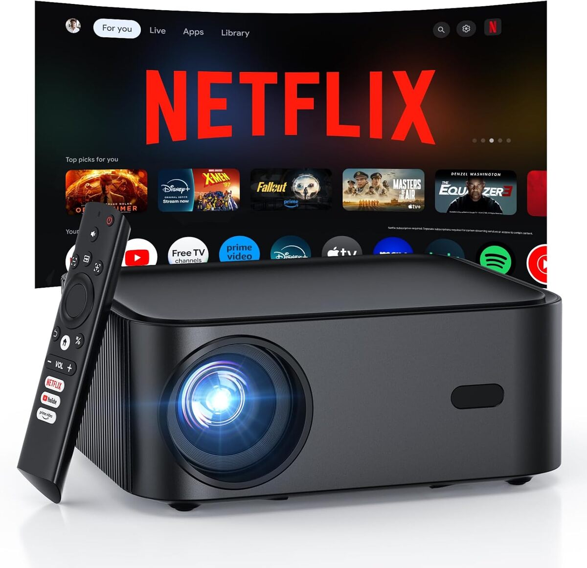 Test du vidéoprojecteur HAPPRUN 4K : home cinéma intelligent