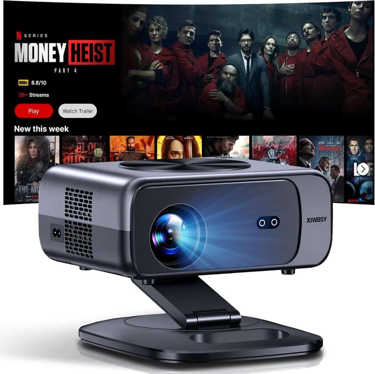 Test : vidéoprojecteur XIWBSY 4K, 26000 lumens, wi-fi intégré