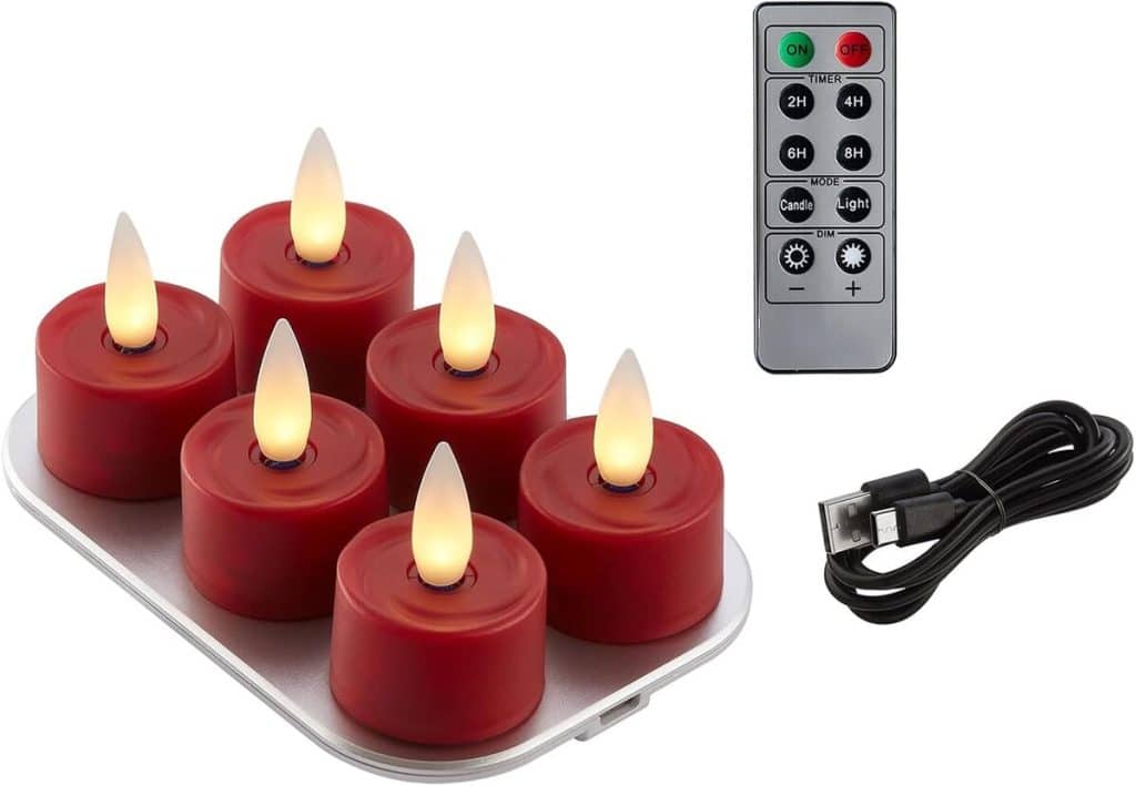 Test des bougies LED rechargeables CozierGlow : efficacité et longévité