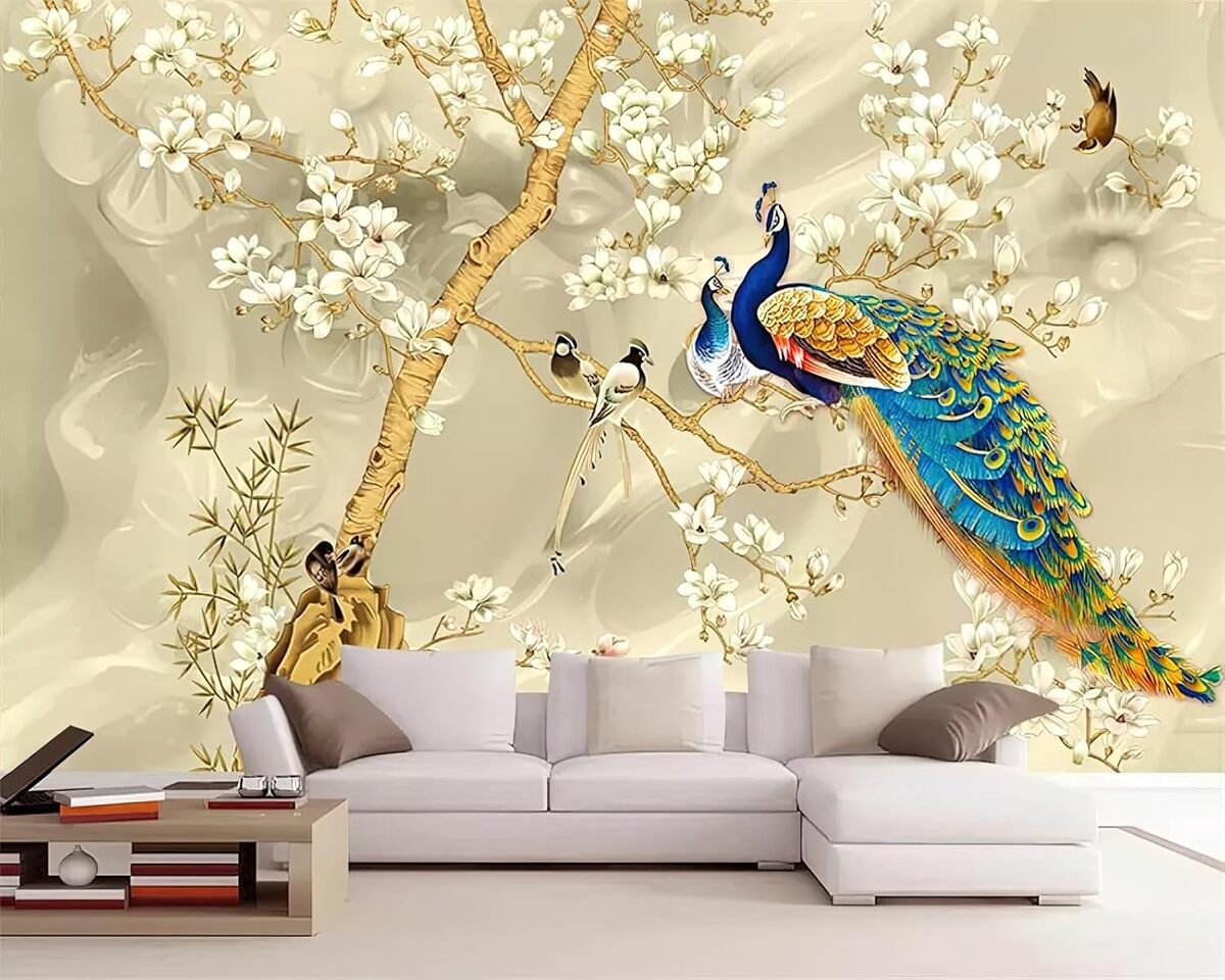Avis sur le papier peint GIVLWF : élégance florale et animale
