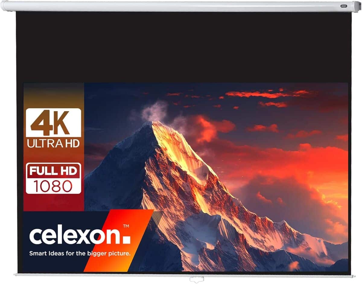 Test : celexon Economy écran de projection manuel 80" 16 : 9 pour home cinéma
