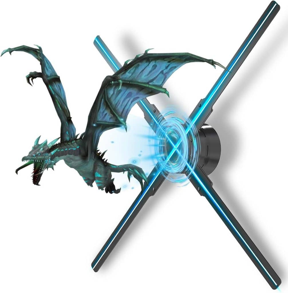 Test du projecteur holographique Missyou 3D 52 cm et ses 700 vidéothèques