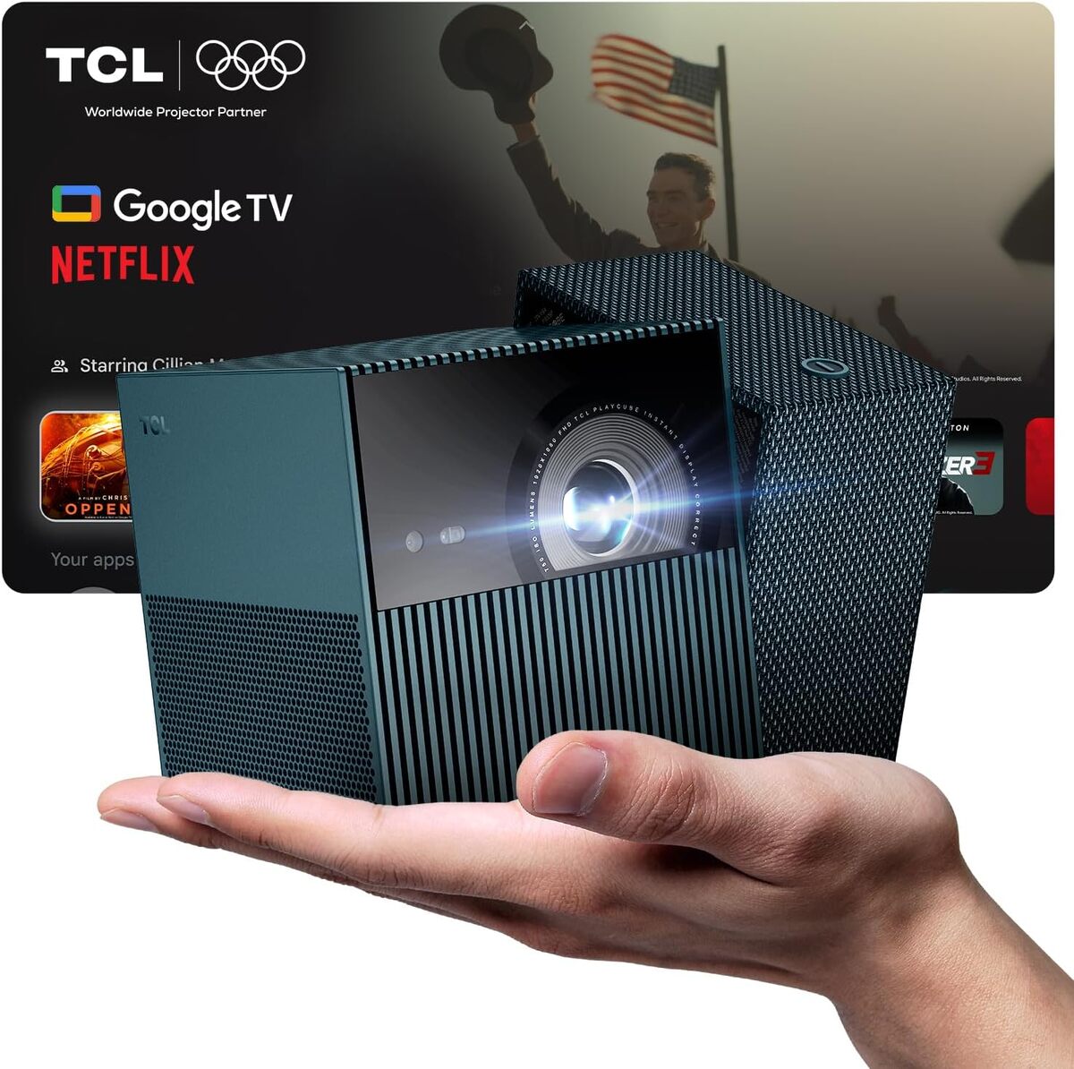 Test du projecteur TCL PlayCube : compact et certifié Netflix