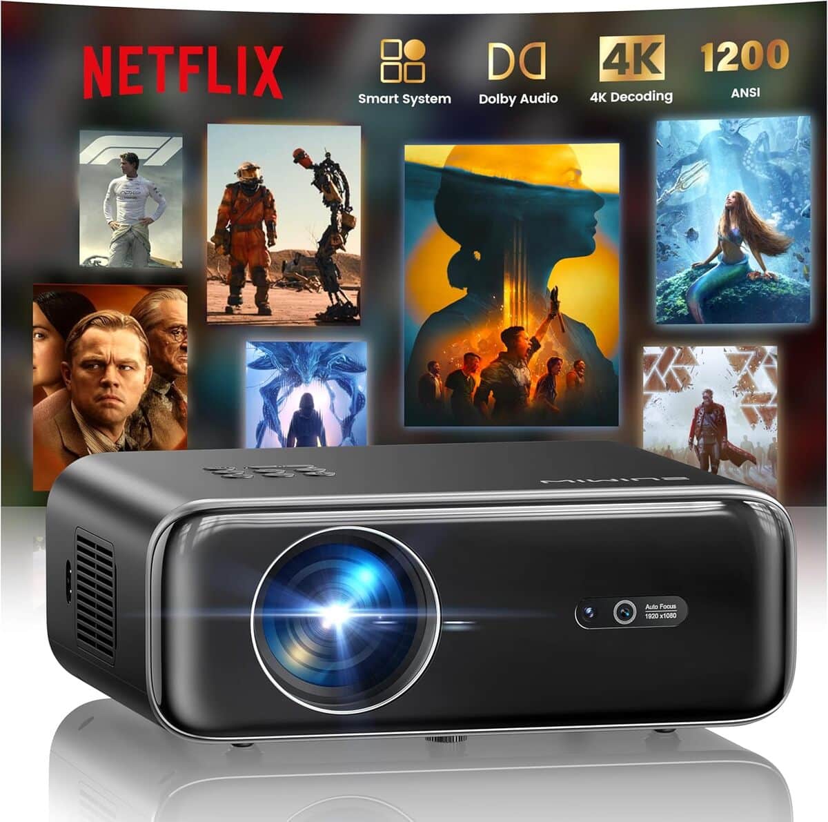 Test du vidéoprojecteur 4K WiMiUS : qualité cinéma à la maison