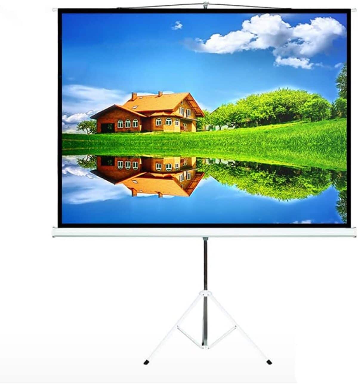 Test écran sur trépied Maclean MC-680 : projection mobile idéale