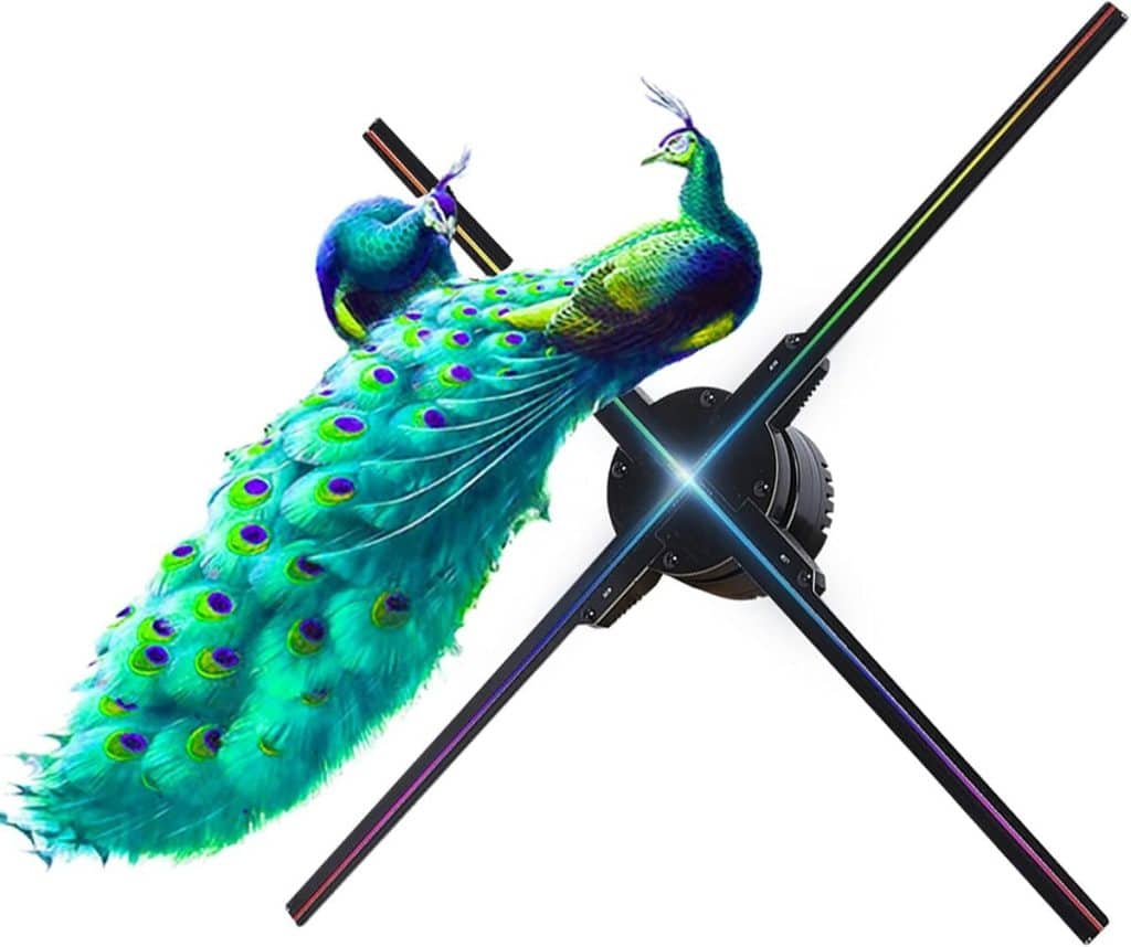 Test projecteur holographique LED 3D WiFi : le futur de la publicité