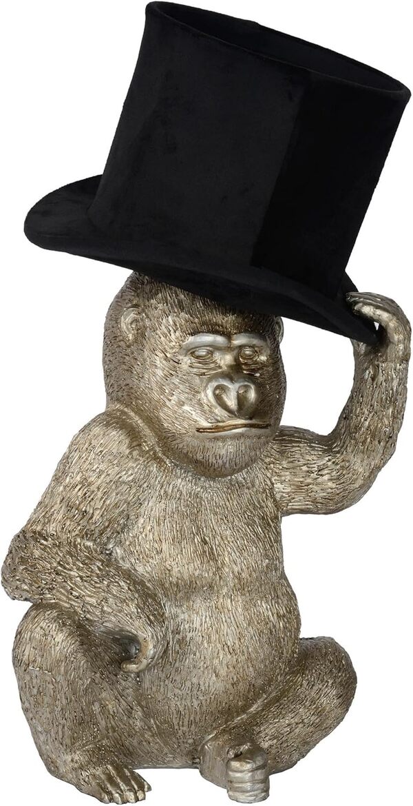 LUCIDE EXTRAVAGANZA GUST - Lampe de table - Ø 22 cm - 1xE14 - Noir