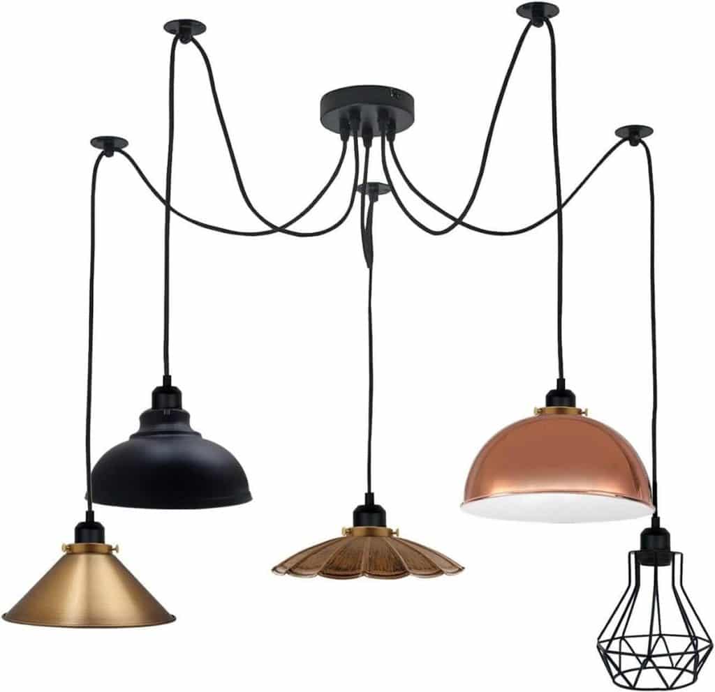 Avis sur le lustre LEDSone araignée rétro pour salle à manger