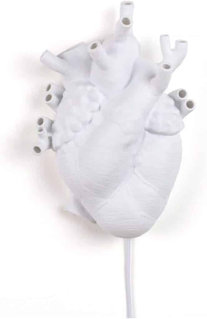 Test de l'applique murale Seletti Heart Lamp