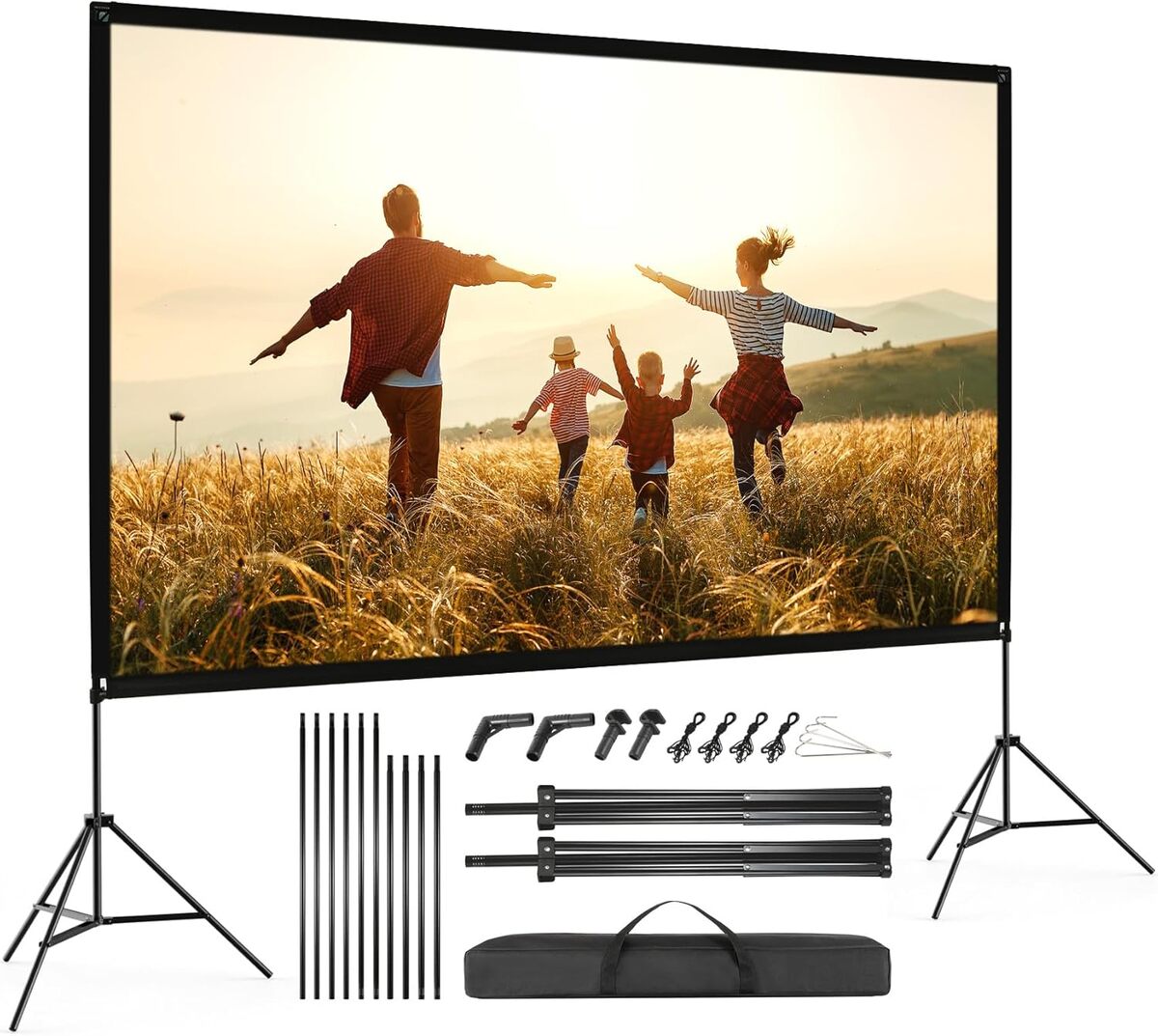 Test de l'écran videoprojecteur 100" Visulapex : 4K HD et portable
