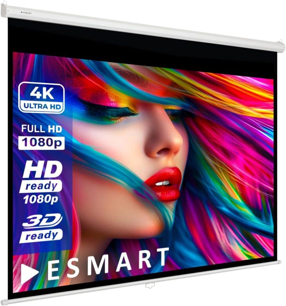 Test du eSmart Economy EXR : écran de projection 257 cm, format 4 : 3