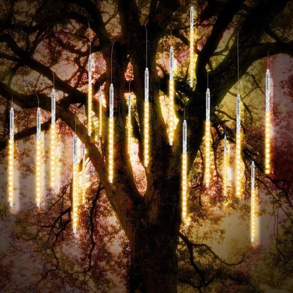 Test : vikdio lumières de Noël extérieures 16 tubes, blanc chaud