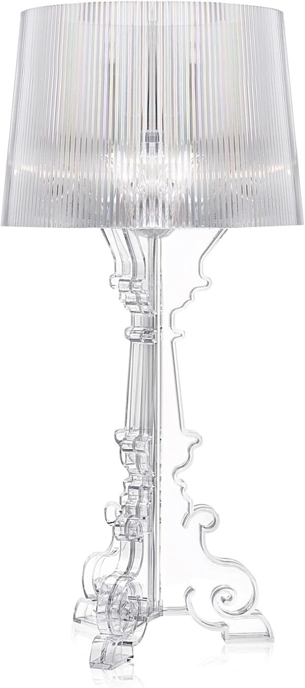 Kartell Bourgie, Lampe de table, Cristal, version Dimmable [Classe énergétique E]