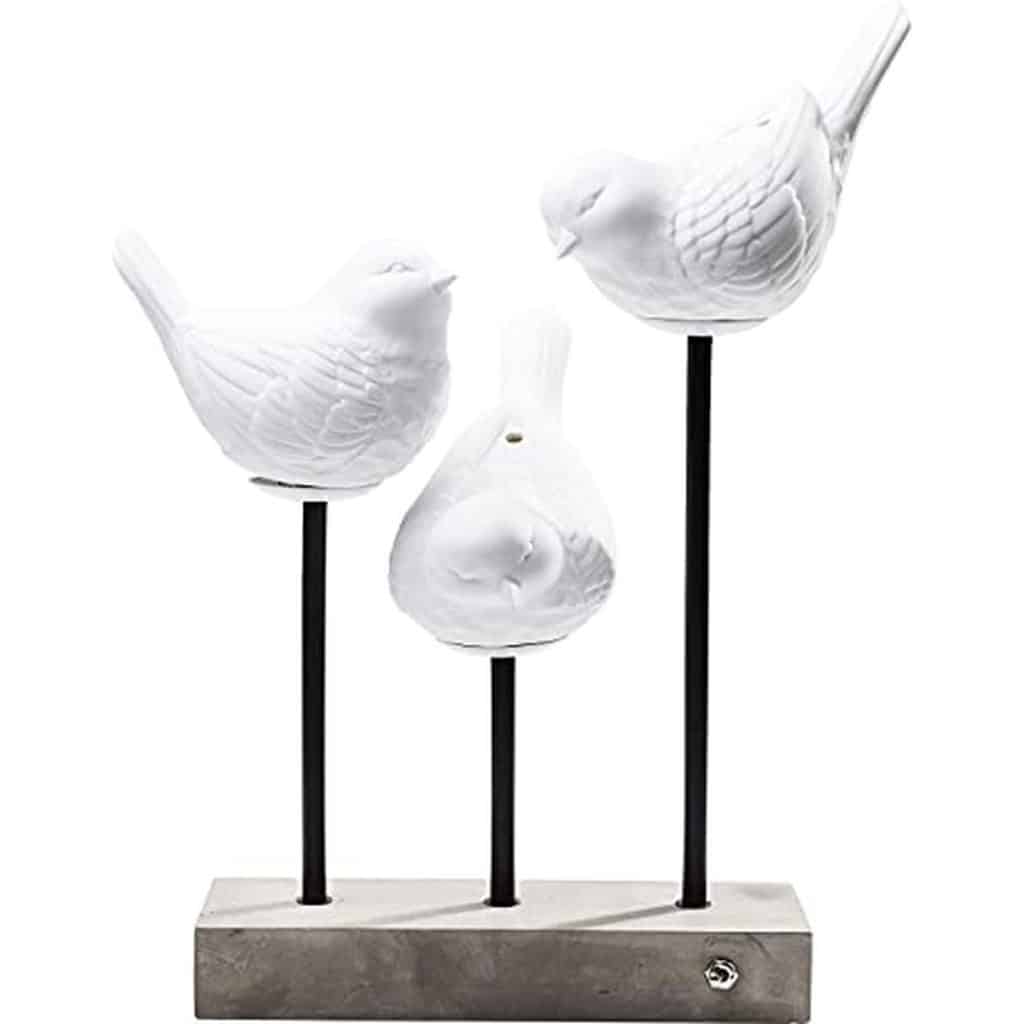 Avis sur la lampe à poser Animal Birds LED de Kare Design : élégance en porcelaine
