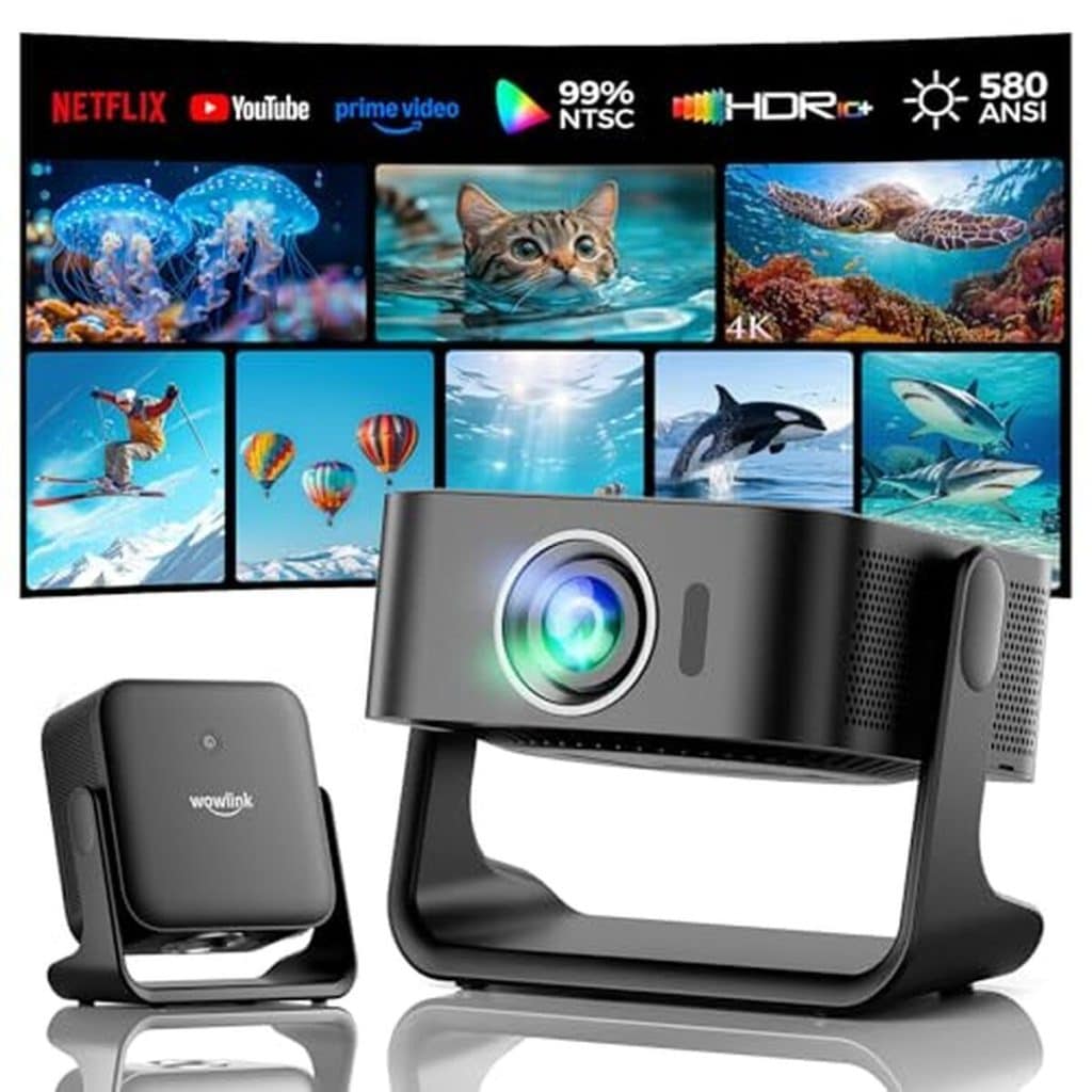 Test du vidéoprojecteur 4K Smart TV et HDR10+ : immersion sonore et visuelle garantie