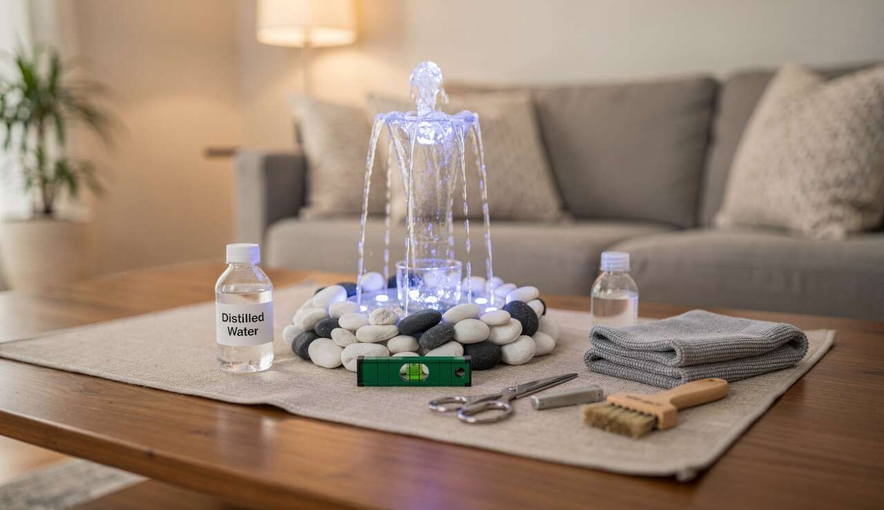 Comment choisir et installer une fontaine LED lumineuse intérieure ?