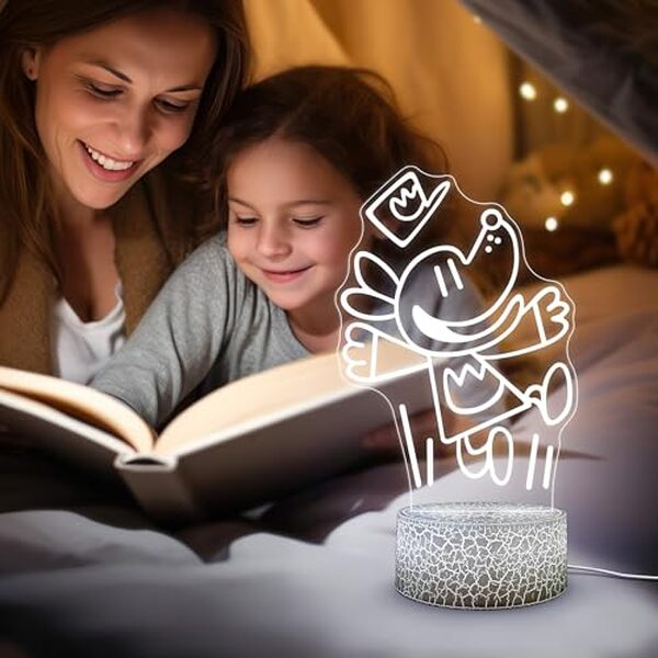 Découvrez la veilleuse LED 7 couleurs pour enfants WMAT : une solution sécurisée et apaisante pour accompagner les nuits de votre enfant avec douceur et créativité.