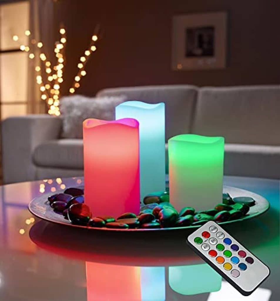 Test : bougies LED YAKii avec télécommande et changement de couleur