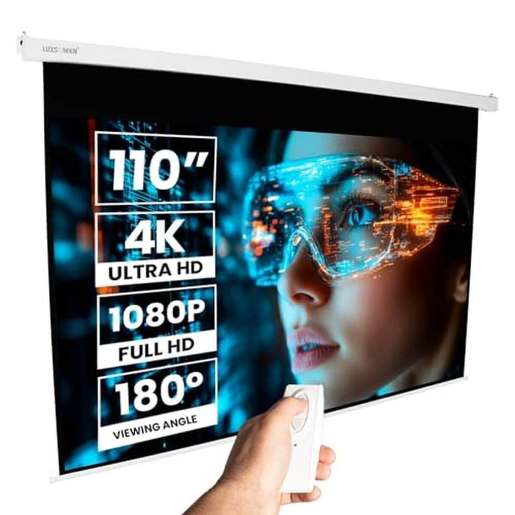 Test : écran de projection électrique 110" 16 : 9