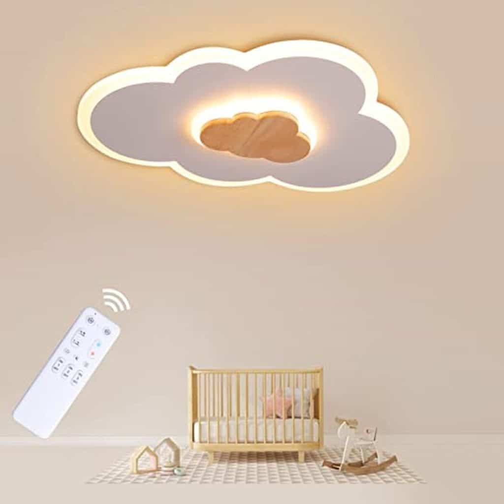 Test FANLG Lampe nuage LED : plafonnier dimmable pour chambre d'enfant