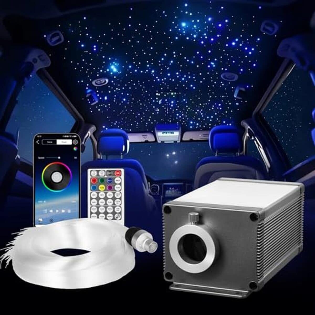 Test VEVOR kit ciel de toit étoilé : lumière scintillante pour voiture