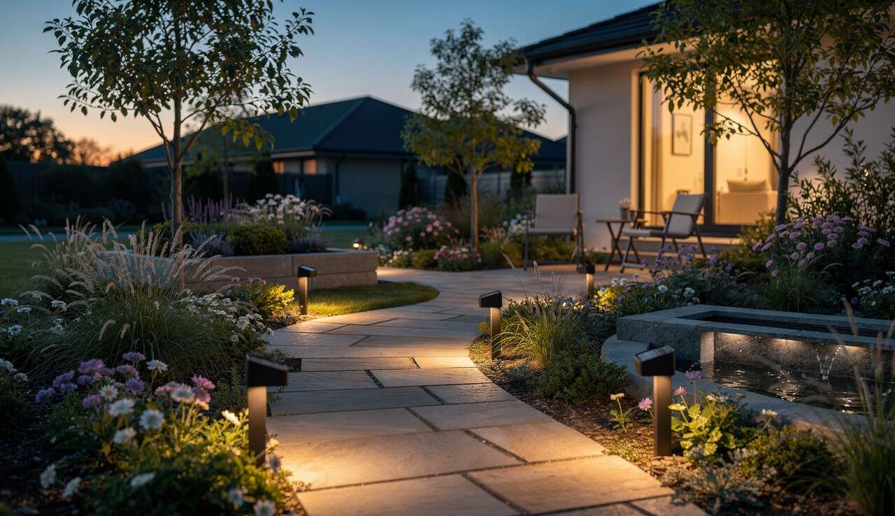 Les diff&eacute;rents types d'&eacute;clairage solaire ext&eacute;rieur