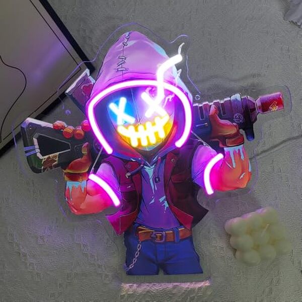 Découvrez notre test complet de l'enseigne lumineuse joker LED, idéale pour sublimer l'espace de jeu des gamers et créer une ambiance unique