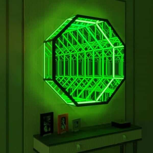 Découvrez notre test complet du miroir octogonal LED 3D de 70 cm : design moderne, élégance, et éclairage futuriste pour sublimer votre déco intérieure.