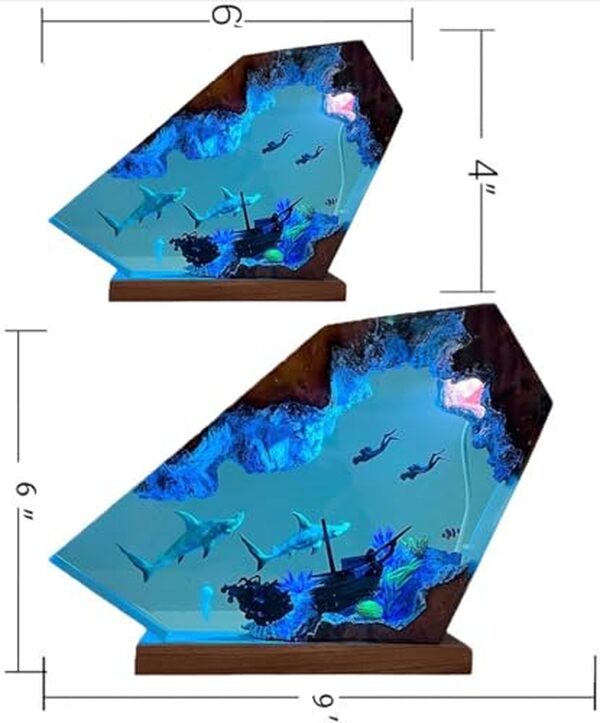 Découvrez notre avis sur la lampe en résine Diorama océan : un éclairage décoratif unique pour illuminer votre intérieur avec style et originalité