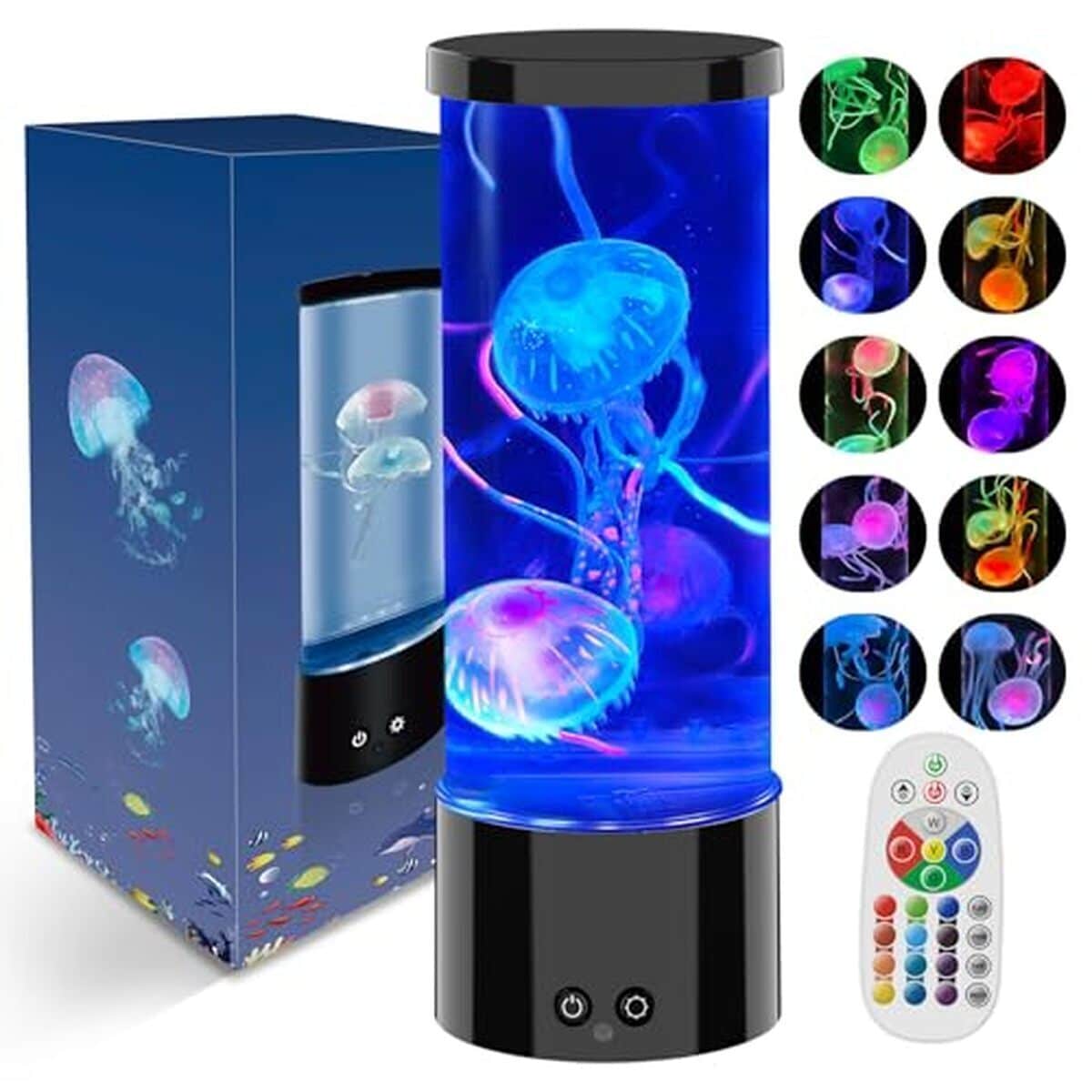 Test de la lampe LED méduse Aonesy : aquarium décoratif multicolore