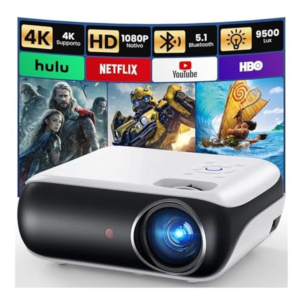 Test du projecteur HAPPRUN H1 : mini vidéoprojecteur Full HD Bluetooth