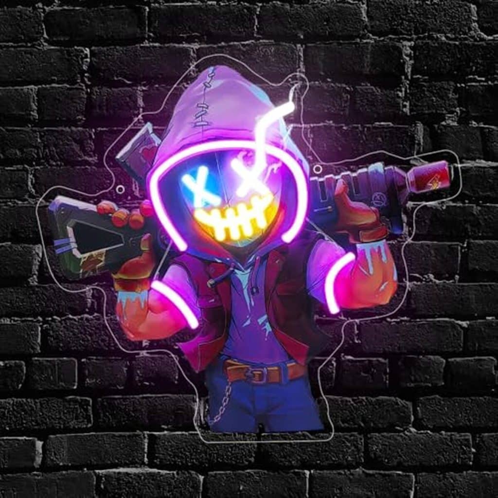 Test : joker enseigne lumineuse led pour gamers