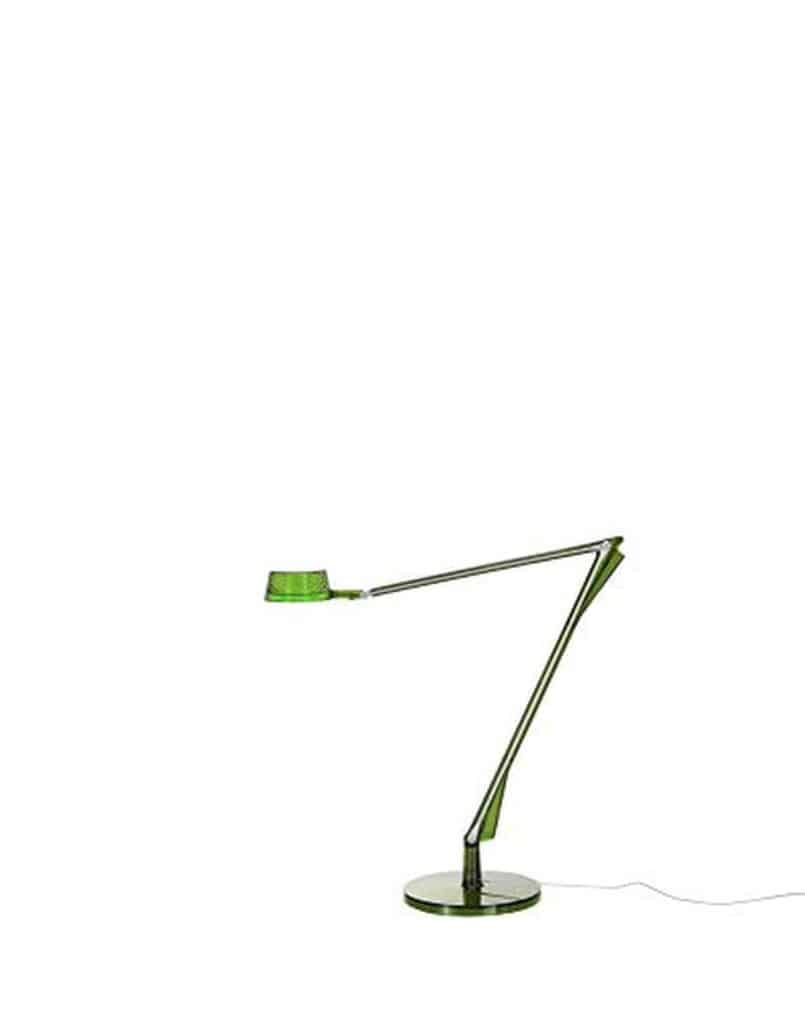Test : lampe de table Kartell Aledin DEC vert dimmable