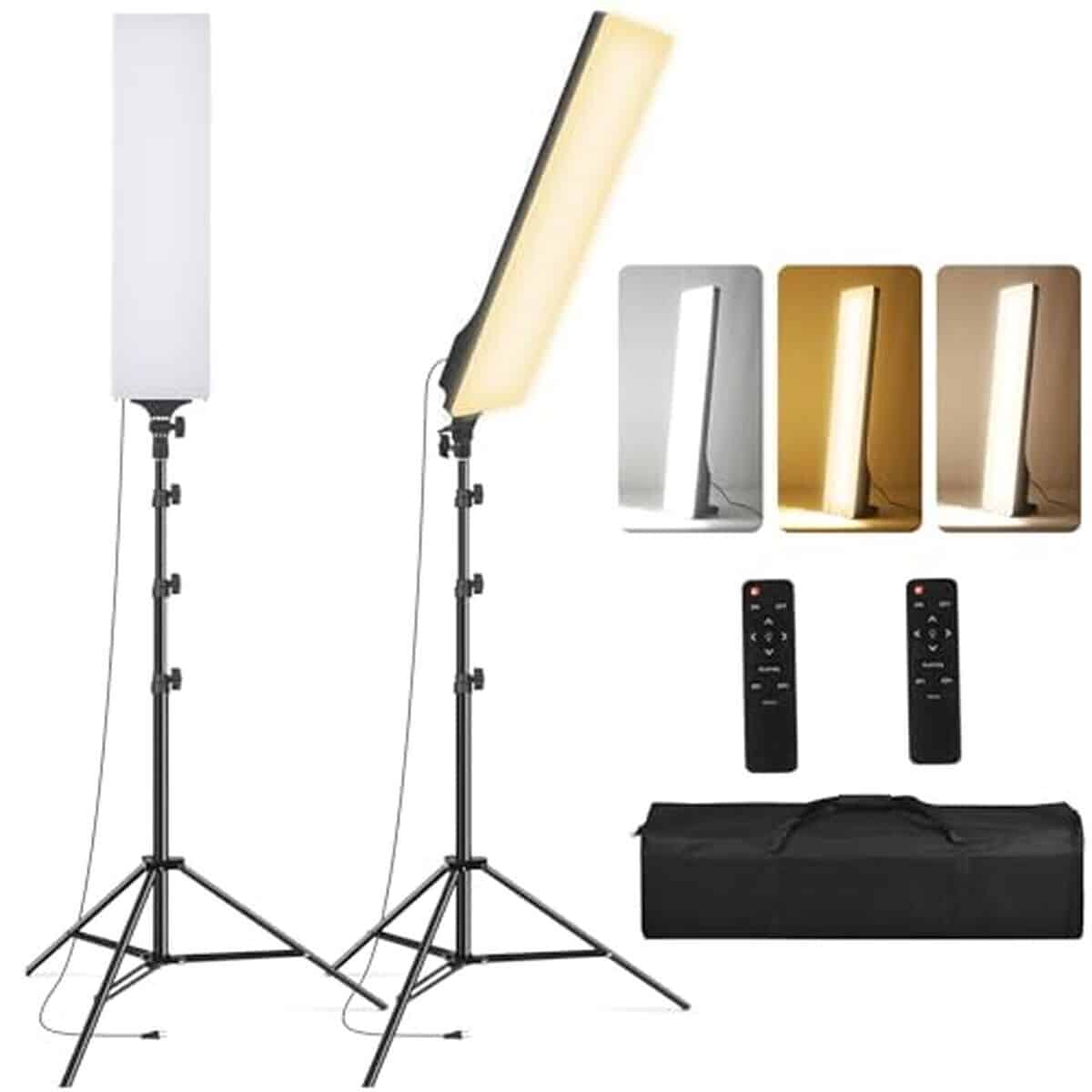 Test SEDGEWIN lumière vidéo LED 23.6" : éclairage studio à gradation