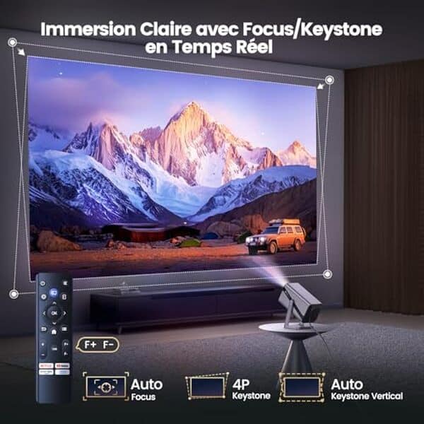 Découvrez notre avis détaillé sur ce vidéoprojecteur 4K Netflix Ready 30000 lumens portable. Caractéristiques, performances et qualité d'image pour votre home cinéma. 