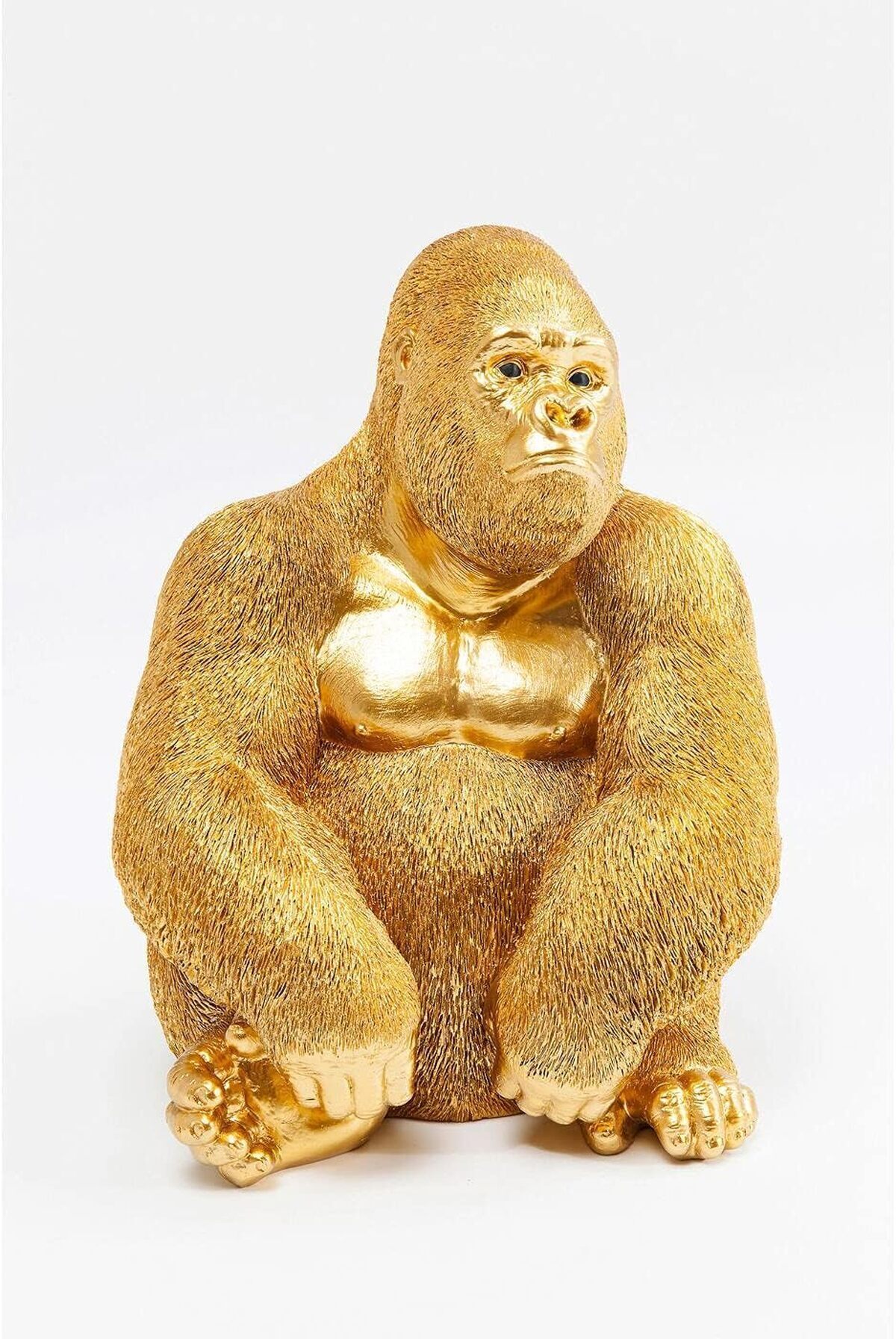 Avis sur la figurine monkey gorilla side dorée de Kare Design