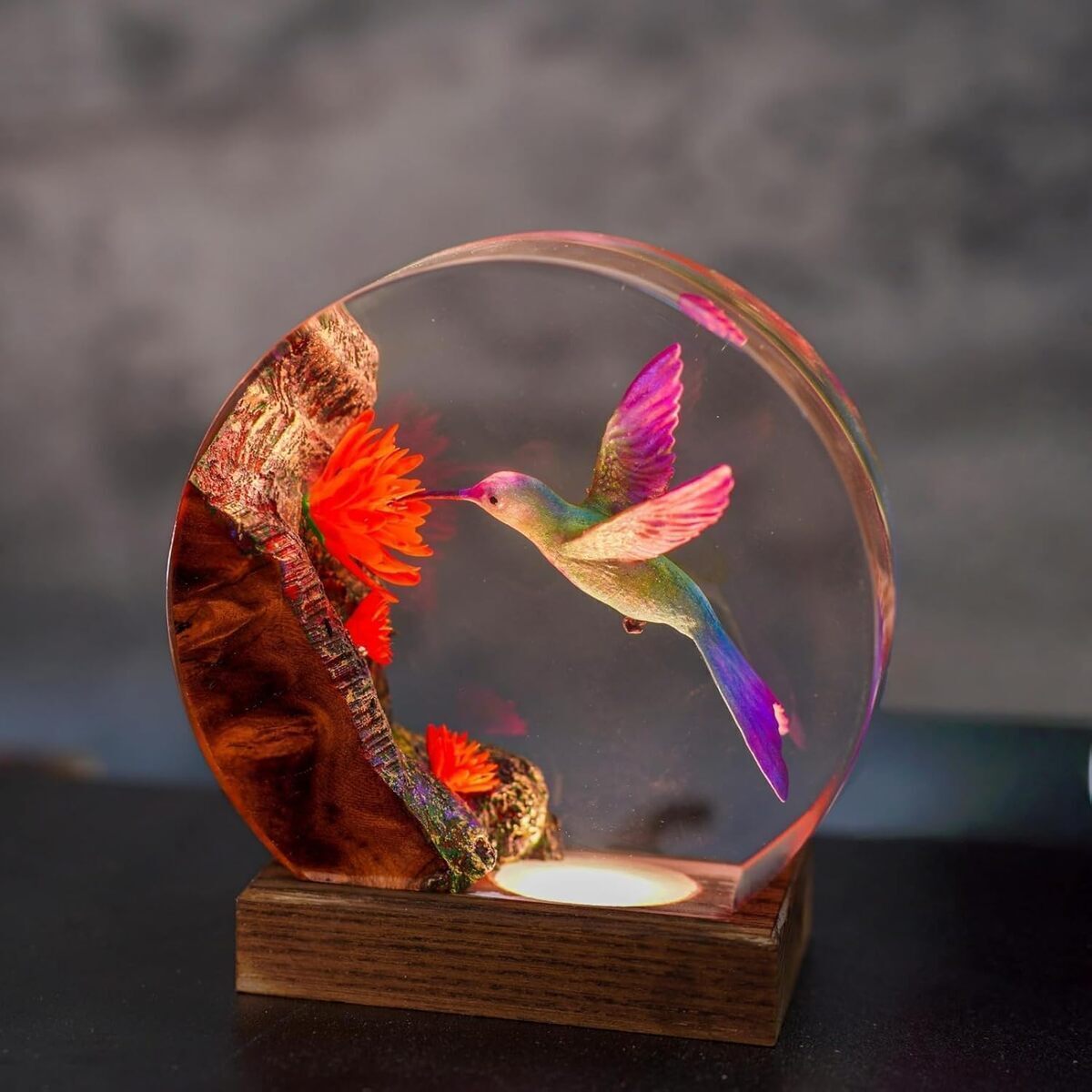 Avis sur la veilleuse 3D Océan de Drawelry : une déco époxy magique