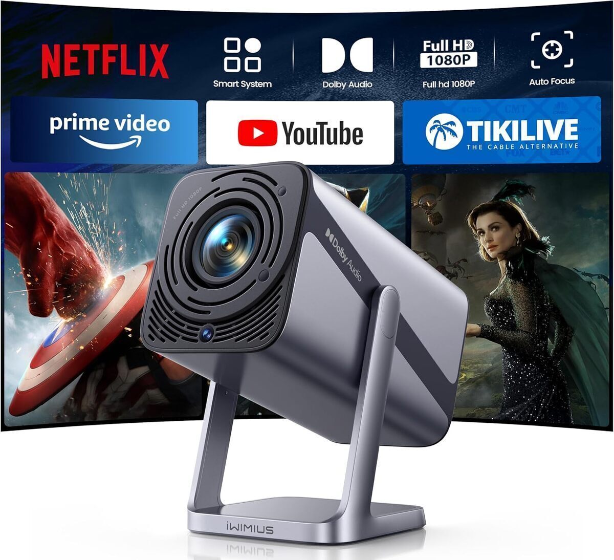 Test du vidéoprojecteur 4K Netflix Ready 30000 lumens : home cinéma portable
