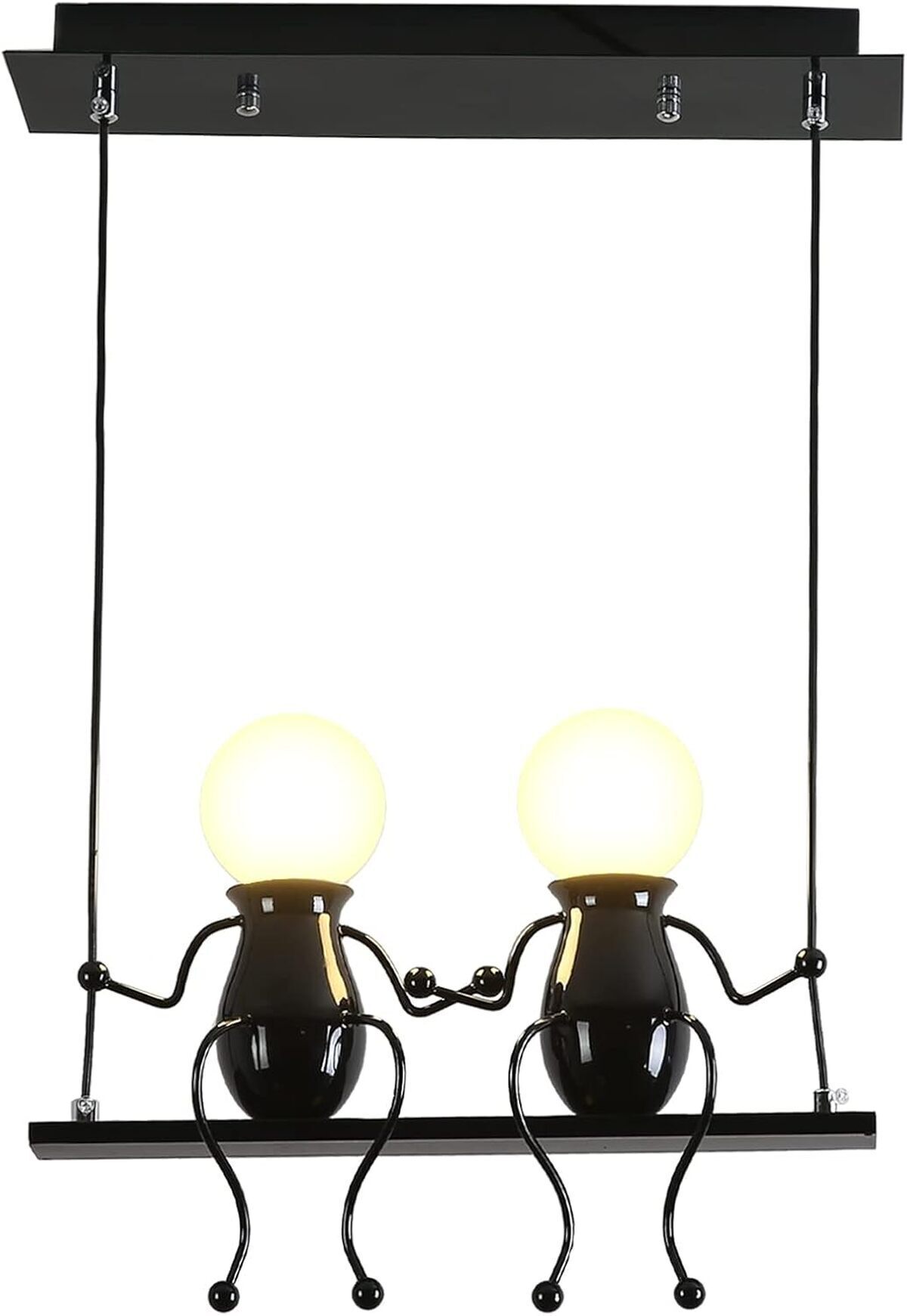 Test : luminaire suspendu YOXANG LED créatif moderne noir