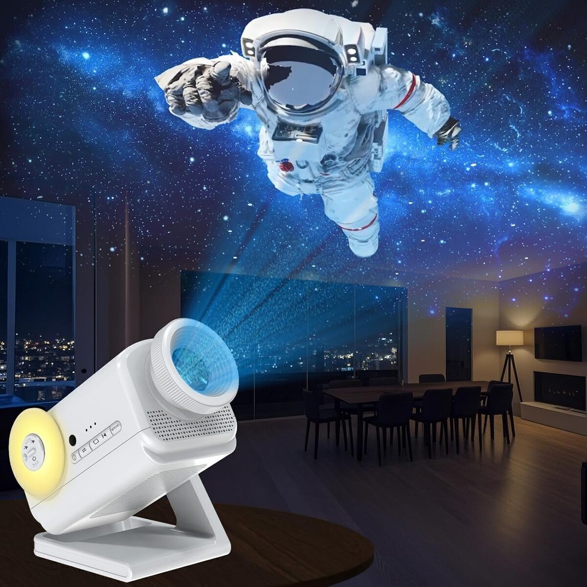 Test : projecteur galaxie 3D Planetarium, 60 scènes et Bluetooth