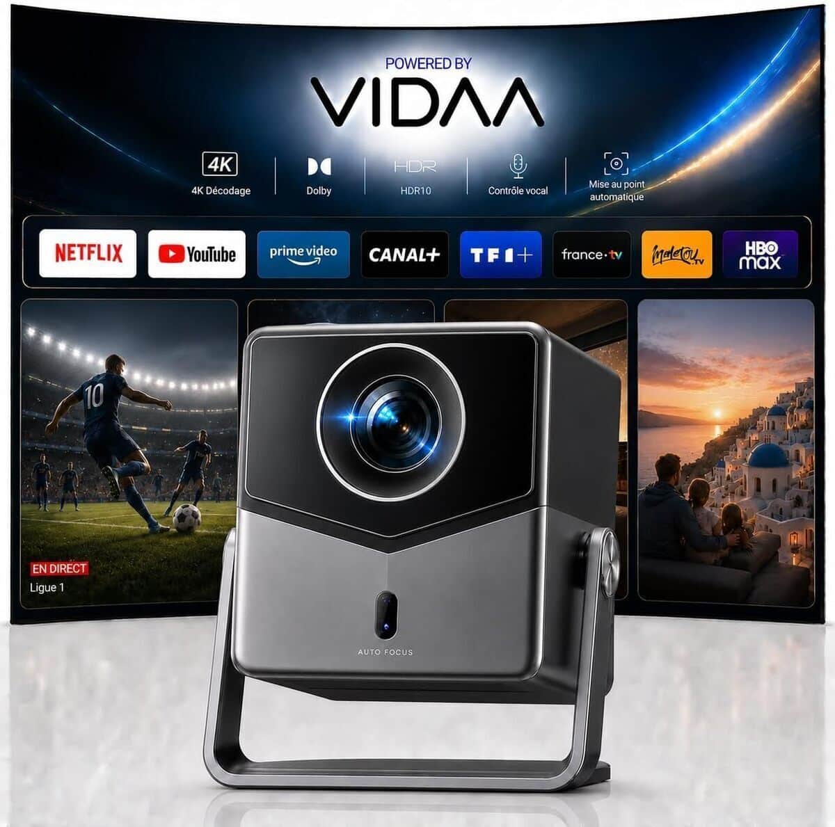 Test : vidéoprojecteur 4K Toptro VIDAA OS ultra-rapide 1400 ansi