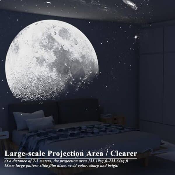 Découvrez notre test détaillé du projecteur Galaxy Pro : étoiles en haute définition et bruit blanc intégré pour créer une ambiance relaxante chez vous.