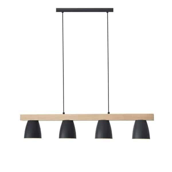 Découvrez notre test détaillé de la suspension Ouglres 4 lumières en bois pour salle à manger : design, qualité et performance à la loupe.