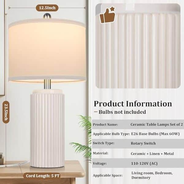 Découvrez les lampes de table Tobusa en céramique : avis complet, caractéristiques et conseils pour intégrer ce style vintage à votre décoration intérieure. 