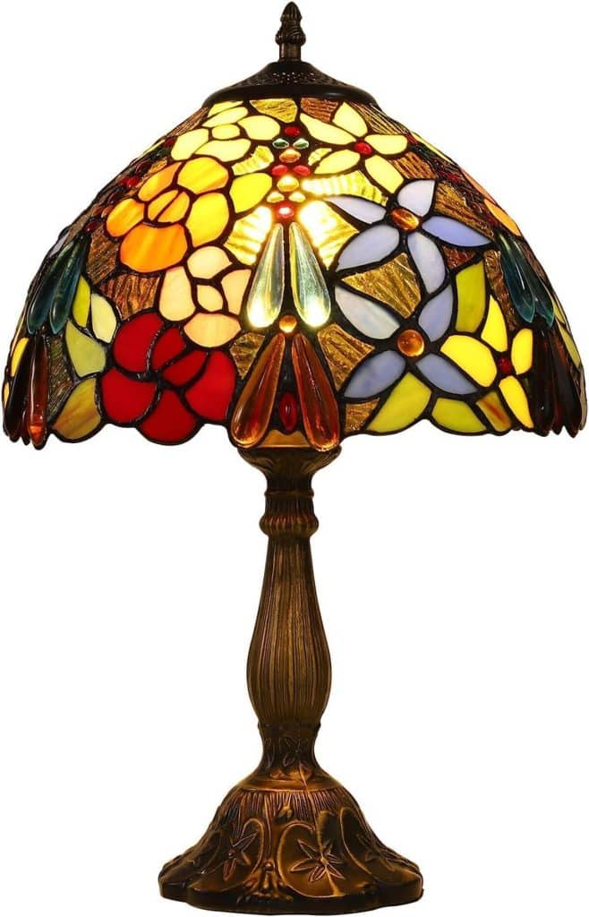 Avis : lampe Tiffany 12 pouces FUMAT, un éclat vintage