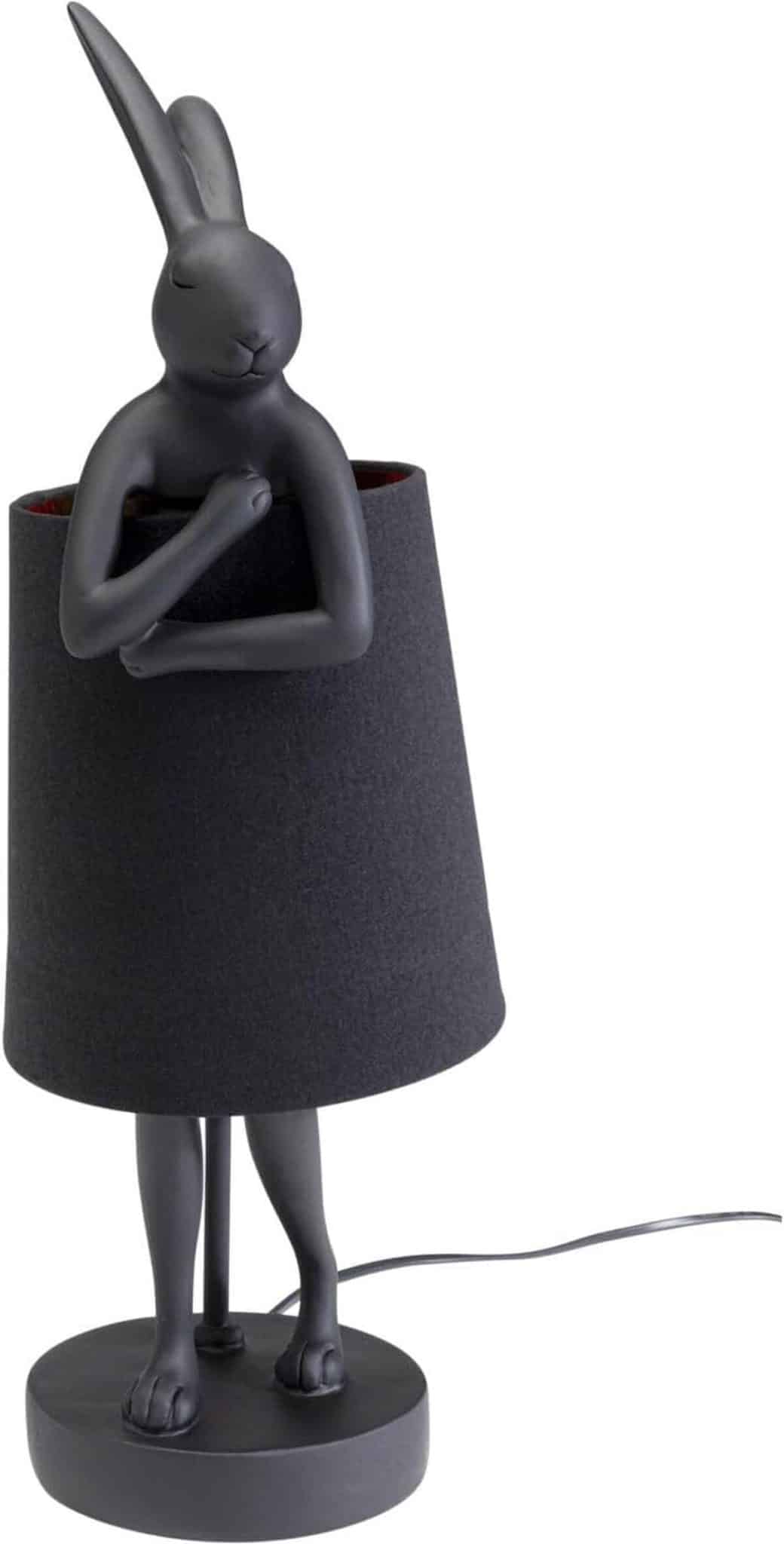 Avis sur la lampe lapin noire Kare Design 50cm
